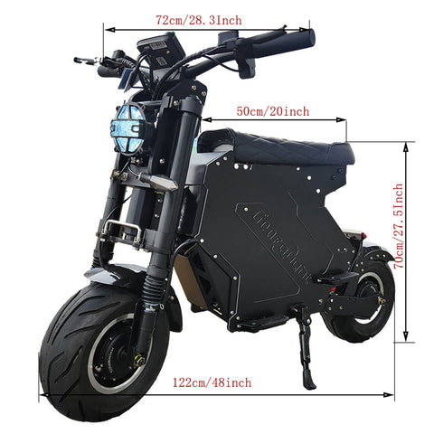10000W Off-Road Electric Scooter – Dual 5000W Motors, 72V 50Ah, 14" Tires 10000W Off-Road Electric Scooter – Dual 5000W Motors, 72V 50Ah, 14" Tires