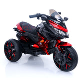 12V 3-Wheel Kids Ride-On Electric Scooter – Battery Powered with LED Wheels