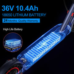 36V Folding E-Scooter 350W Portable Design with 8.5 Inch Wheels