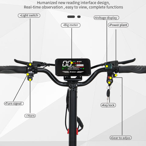 1200W 48V Electric Scooter – 13Ah Battery, Dual Disc Brake Suspension 1200W 48V Electric Scooter – 13Ah Battery, Dual Disc Brake Suspension