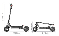 48V 250W Foldable Electric Scooter – Brushless Lithium E-Scooter 45km/h