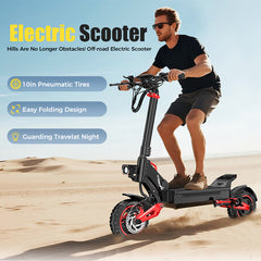 1600W 48V Electric Scooter – 10 Inch Waterproof Street Legal Adult E-Scooter