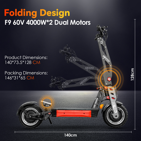 60V 8000W Dual Motor Electric Scooter – 40Ah Off-Road Foldable E-Scooter 60V 8000W Dual Motor Electric Scooter – 40Ah Off-Road Foldable E-Scooter