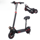 11 Inch Off-Road Electric Scooter – IPX5 Foldable E-Scooter with Seat and Headlamp