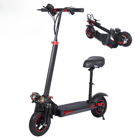 11 Inch Off-Road Electric Scooter – IPX5 Foldable E-Scooter with Seat and Headlamp 11 Inch Off-Road Electric Scooter – IPX5 Foldable E-Scooter with Seat and Headlamp