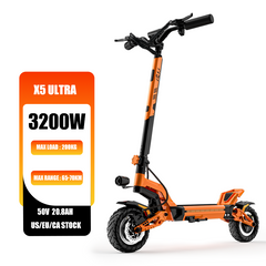 52V 20.8Ah Long Range Electric Scooter – IP54 Waterproof Commuter E-Scooter