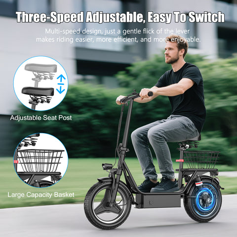 500W Foldable Electric Scooter – Aluminum Alloy Frame Adult E-Scooter 500W Foldable Electric Scooter – Aluminum Alloy Frame Adult E-Scooter
