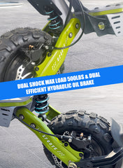 Geofought M9 6000W Dual Motor Off-Road E-Scooter – 60V 30Ah Battery