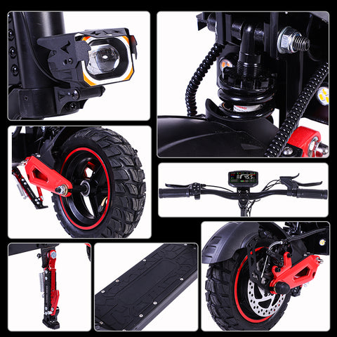 1600W 48V Electric Scooter – 10 Inch Waterproof Street Legal Adult E-Scooter 1600W 48V Electric Scooter – 10 Inch Waterproof Street Legal Adult E-Scooter