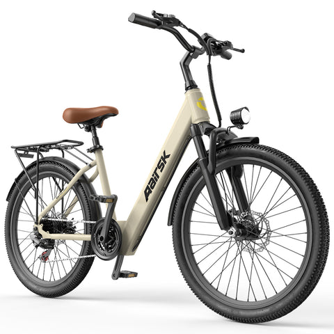 400W 36V Step-Through Electric Bike – 13Ah City Mountain Ebike for Women 400W 36V Step-Through Electric Bike – 13Ah City Mountain Ebike for Women