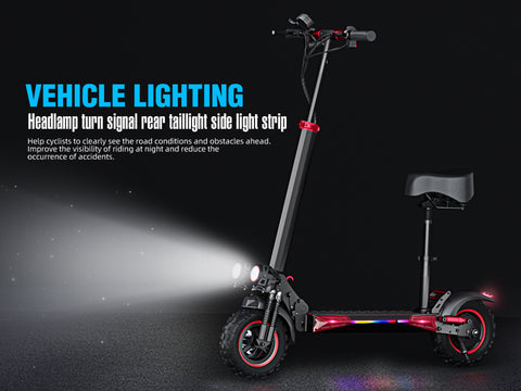 1200W Foldable Electric Scooter for Adults – 48V Dual Suspension Off-Road E-Scooter, 11-Inch Tires 1200W Foldable Electric Scooter for Adults – 48V Dual Suspension Off-Road E-Scooter, 11-Inch Tires
