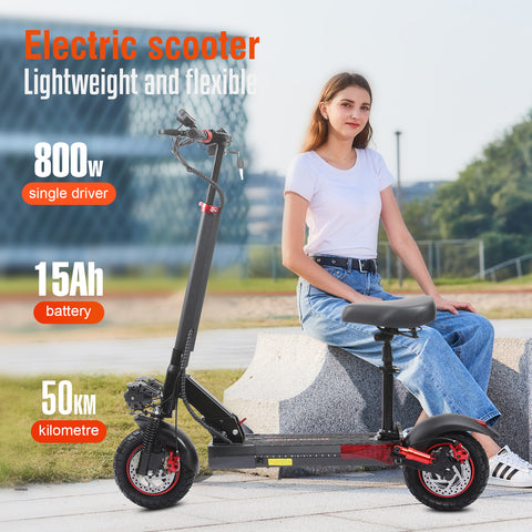 11 Inch Off-Road Electric Scooter – IPX5 Foldable E-Scooter with Seat and Headlamp 11 Inch Off-Road Electric Scooter – IPX5 Foldable E-Scooter with Seat and Headlamp