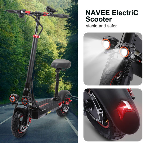 1200W Foldable Electric Scooter for Adults – 48V Dual Suspension Off-Road E-Scooter, 11-Inch Tires 1200W Foldable Electric Scooter for Adults – 48V Dual Suspension Off-Road E-Scooter, 11-Inch Tires