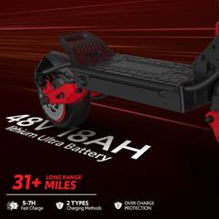 1600W Foldable Electric Scooter – 11 Inch Tire 18Ah Battery