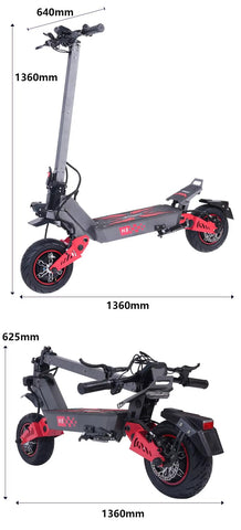 H08 11" Off-Road Electric Scooter for Adults - Foldable, High Speed, Climbing Capability H08 11" Off-Road Electric Scooter for Adults - Foldable, High Speed, Climbing Capability