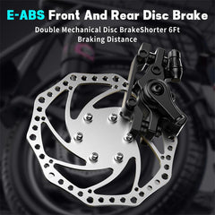 500W 48V Foldable Electric Scooter – Full Suspension for Commuting