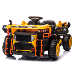 24V Two-seater Kids Ride on Electric Scooter W/parents Control,Seat Width 19.69in,400W Motor,Music,3.11-4.97MPH Speed.