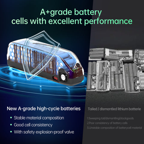 Electric Bicycle Battery 13Ah 48V Lithium Rechargeable 30A BMS with 2A Charger for 1000w Electric Bicycle Battery 13Ah 48V Lithium Rechargeable 30A BMS with 2A Charger for 1000w