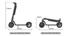 X8 350W Foldable Electric Scooter – 25KM/H Max Speed, 100KG Load Capacity