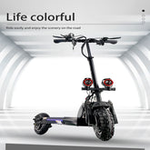 2400W Dual Motor Electric Scooter – 48V Long Range High Speed Adult E-Scooter