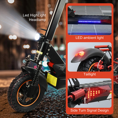 500W High-Power Adult Off Road E Portable Folding Electric Scooters for Adult