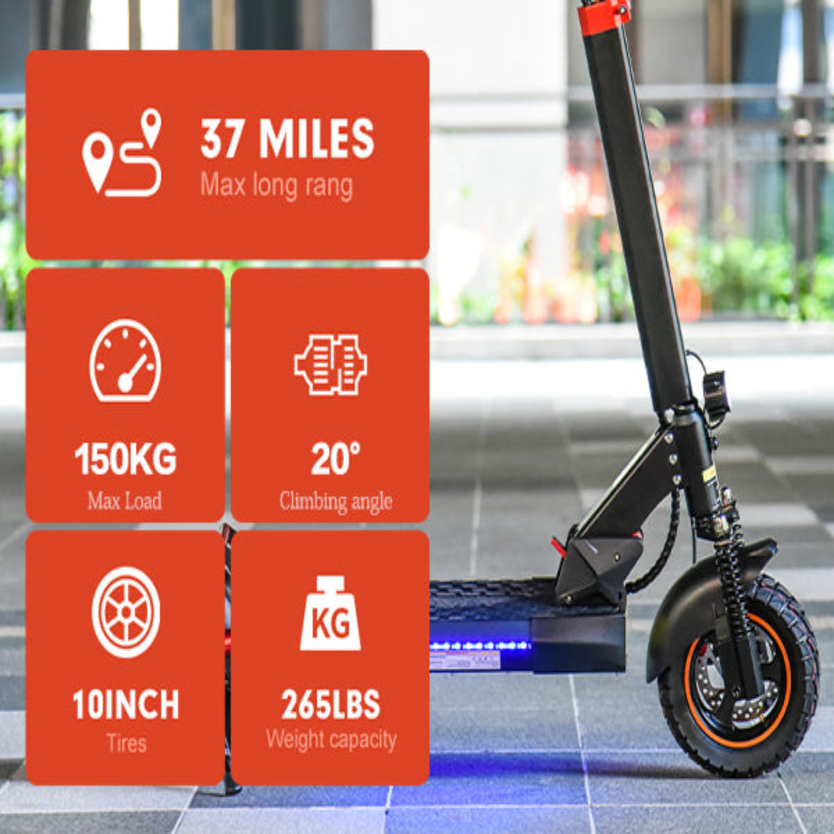 500W High-Power Adult Off Road E Portable Folding Electric Scooters