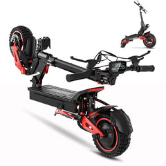 48V 18Ah Off-Road Electric Scooter – 10 Inch Fat Tire Dual Suspension