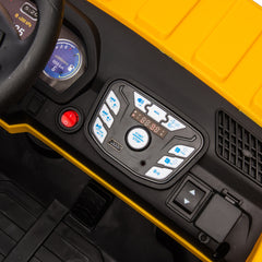 24V Two-seater Kids Ride on Electric Scooter W/parents Control,Seat Width 19.69in,400W Motor,Music,3.11-4.97MPH Speed.