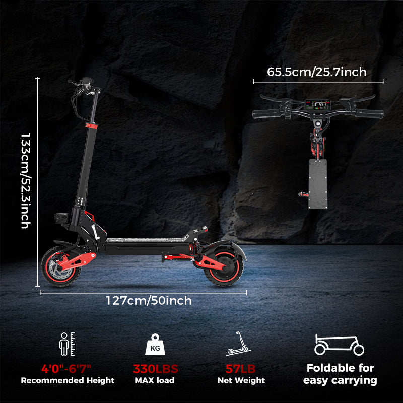 Escooter 1600w electric off-road vehicle, fast speed, foldable, imported, powerful