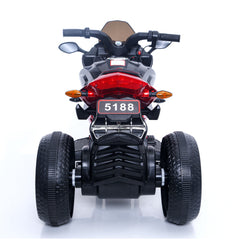 12V 3-Wheel Kids Ride-On Electric Scooter – Battery Powered with LED Wheels