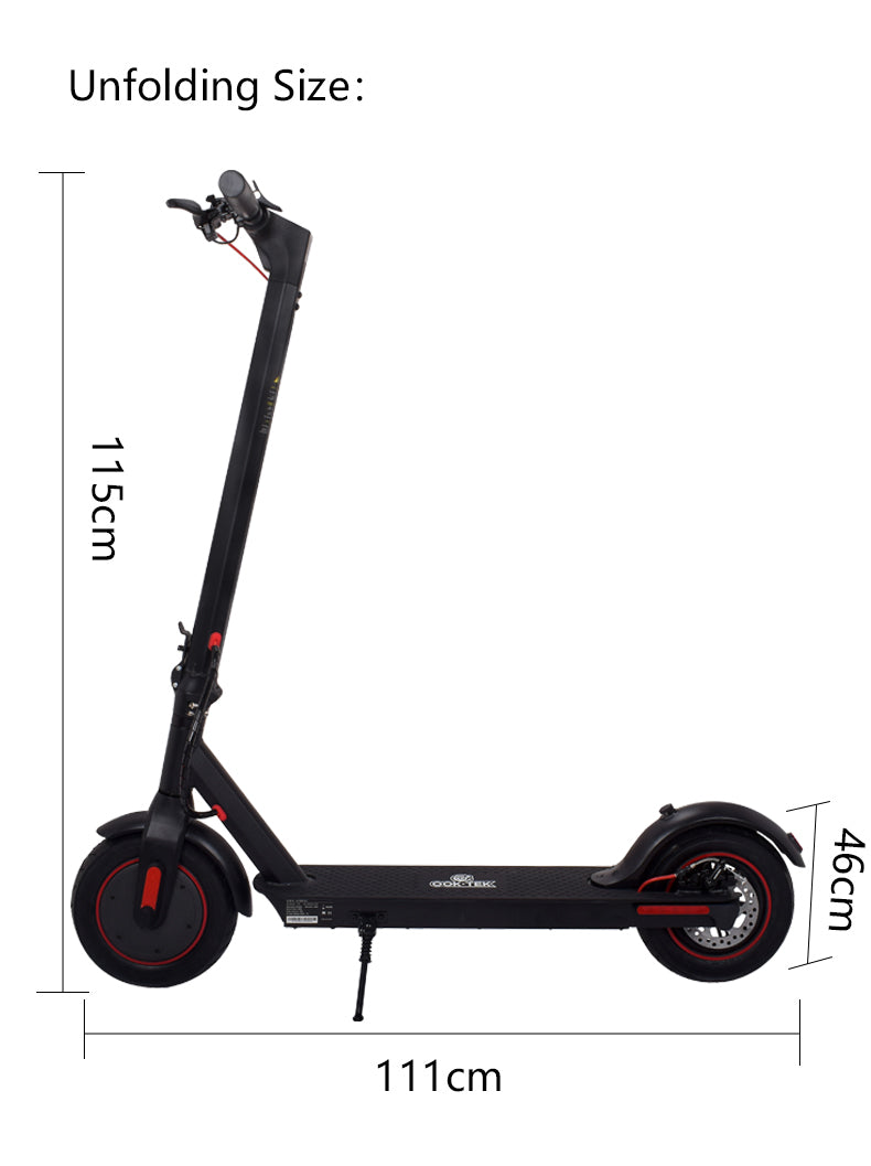 Electric Scooter 500W 10.5 Ah Foldable E Scooter for Adult Unisex