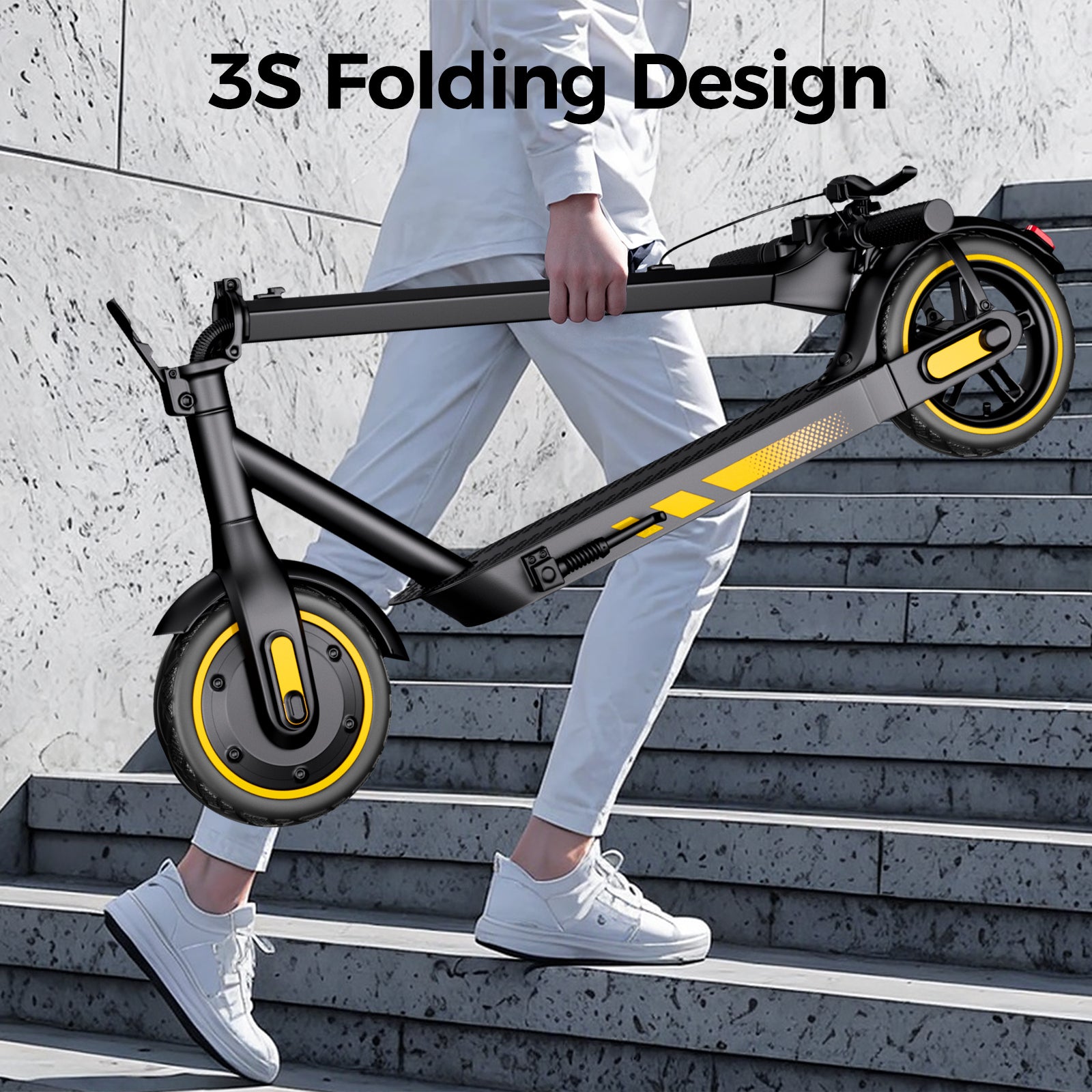 Electric Scooter 500W 10.5 Ah Foldable E Scooter for Adult Unisex
