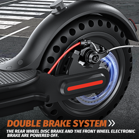 350W Foldable Electric Scooter for Adults – 36V 10.4Ah, 8.5" Tires, 20MPH Max