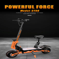 2800W Dual Motor Electric Scooter 60V 27Ah – 11 Inch Foldable
