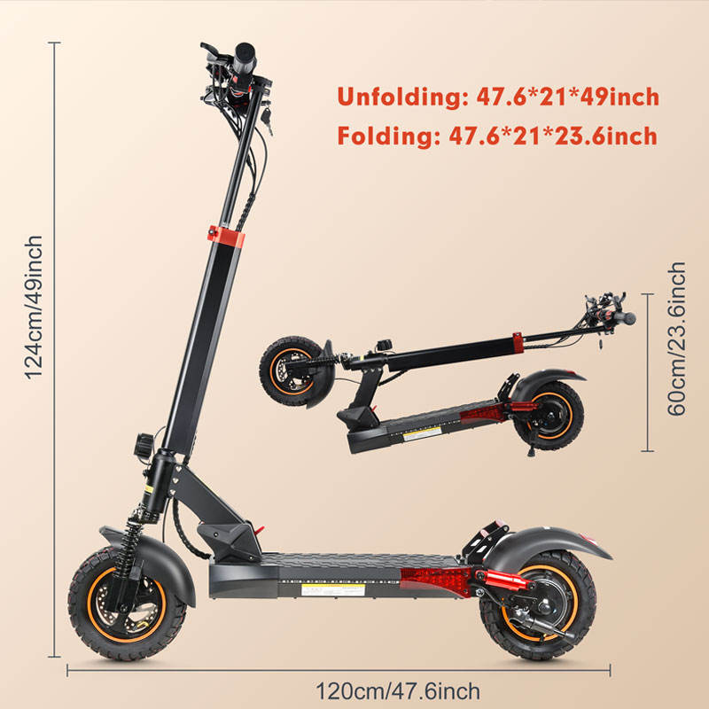 500W High-Power Adult Off Road E Portable Folding Electric Scooters