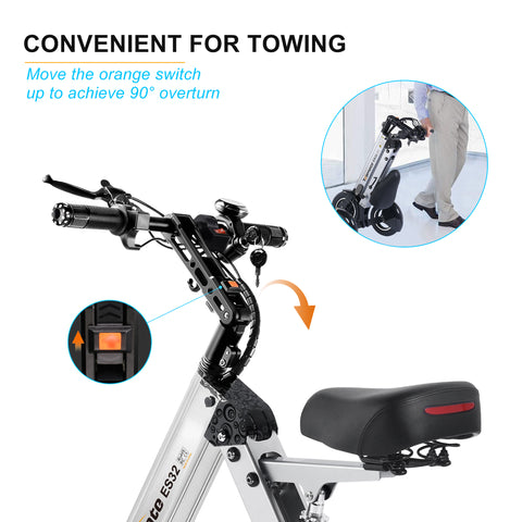 250W 3-Wheel Electric Tricycle – Foldable Mobility Scooter for Adults