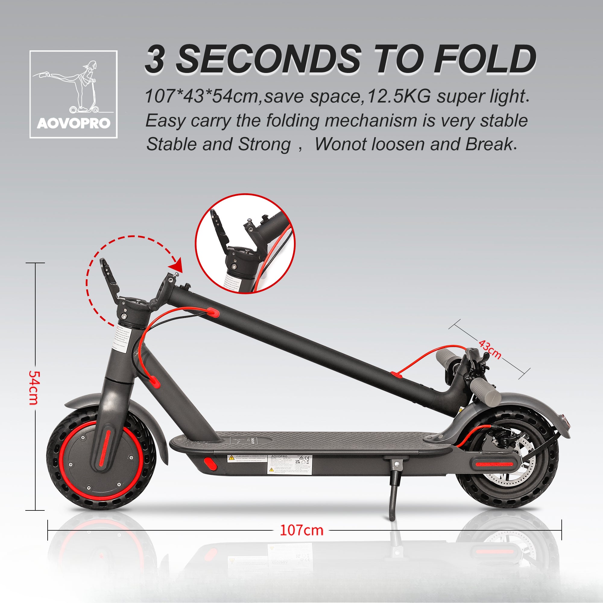 Foldable Electric Scooter – Long Range High Speed E-Scooter with App