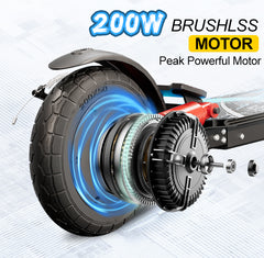 200W 36V Foldable Electric Scooter – Lightweight E-Scooter for Kids