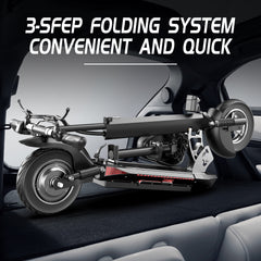 800W Foldable Electric Scooter with Seat – 2 Wheel Adult E-Scooter