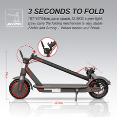 ES80 Foldable Electric Scooter – Long Range High Speed with App
