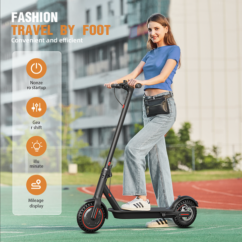 350W Foldable Electric Scooter for Adults – 36V 10.4Ah, 8.5" Tires, 20MPH Max