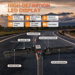 G20 Electric Scooter 36V 500W – Lithium Battery & LED Light