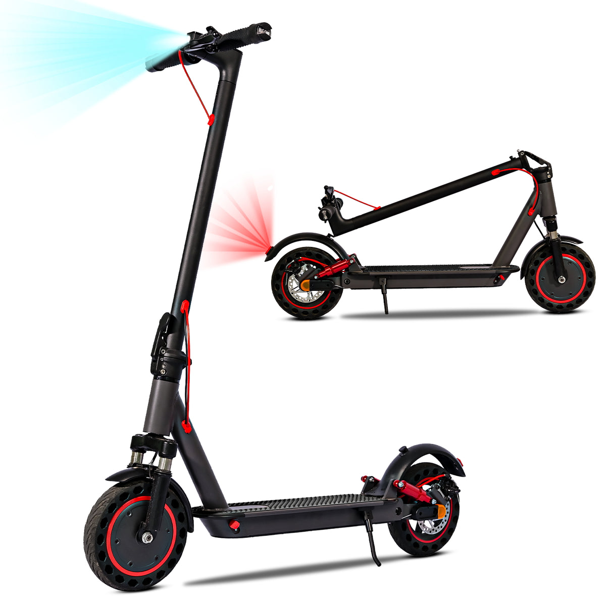 HEZZO G20 500W Electric Scooter – 36V Lithium Battery, LED Light