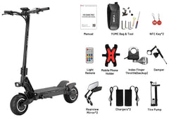 Smart 60V Electric Scooter – 11-Inch Fat Tire Foldable Two-Wheel E-Scooter for Adults