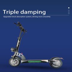 48V 2400W Dual Motor Electric Scooter – 60KM Long Range for Adults