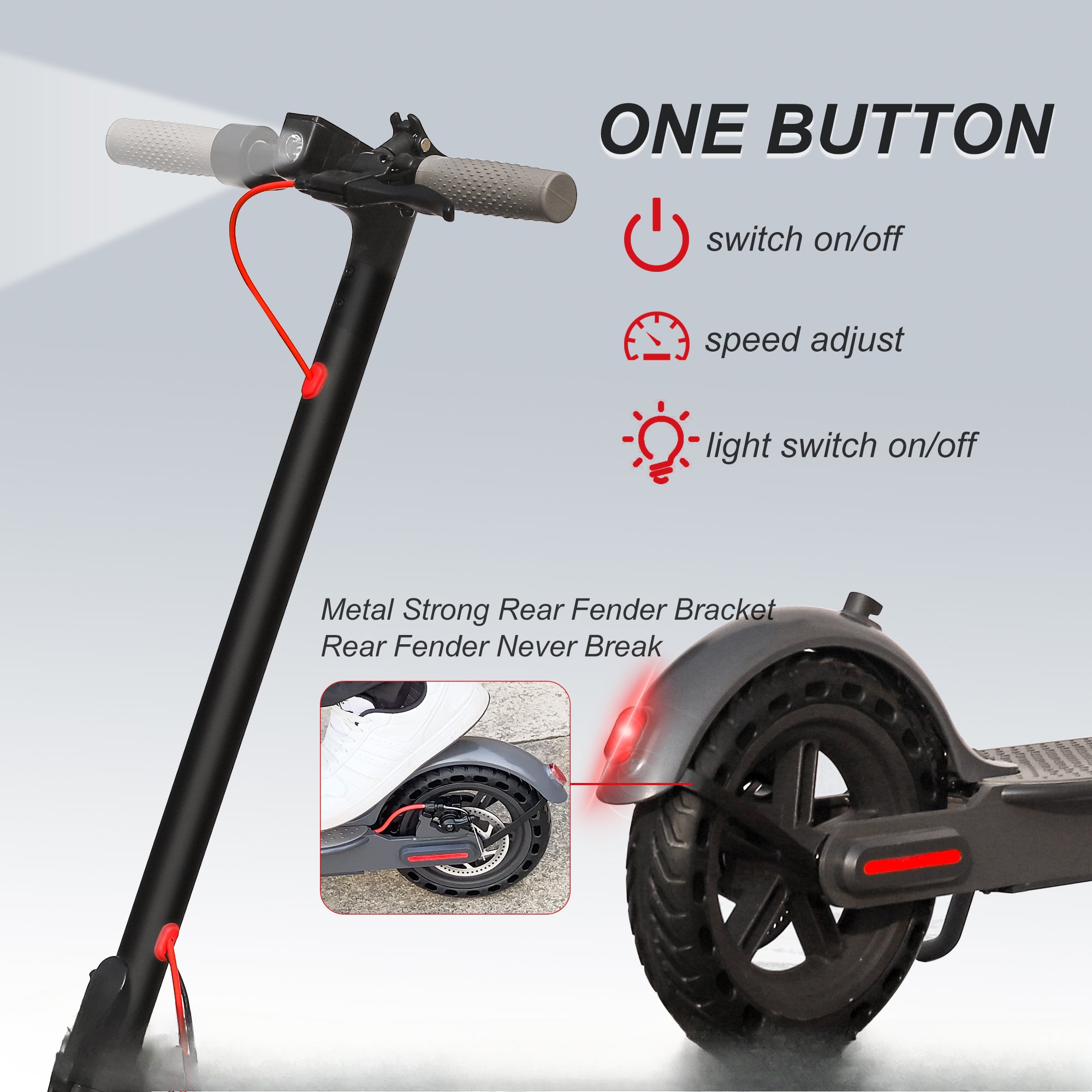 Foldable Electric Scooter – Long Range High Speed E-Scooter with App