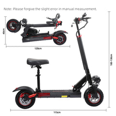 48V 750W Foldable Electric Scooter – 10 Inch Long Range E-Scooter