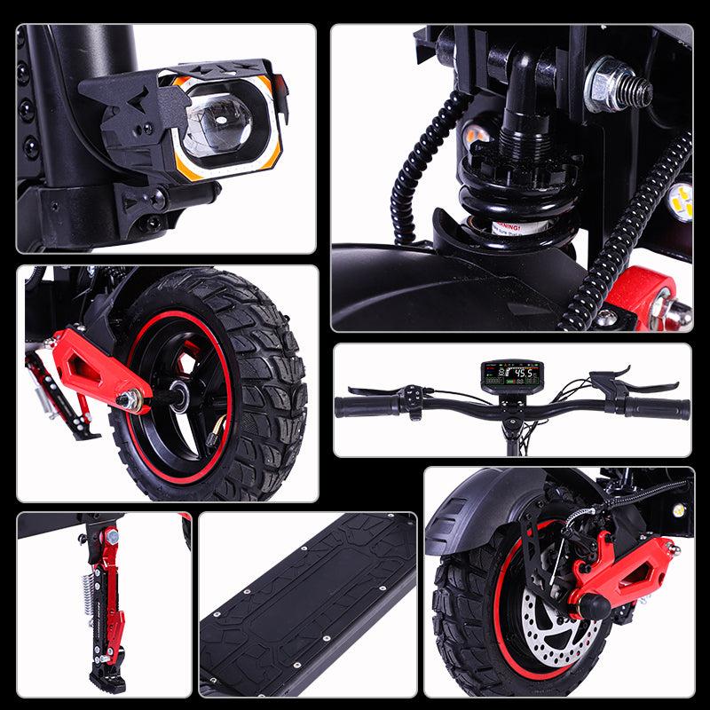 Escooter 1600w electric off-road vehicle, fast speed, foldable, imported, powerful