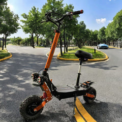 6000W Off-Road Foldable E-Scooter with Dual Motors & 30Ah Battery