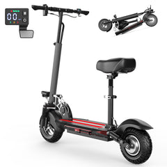 800W Foldable Electric Scooter with Seat – 2 Wheel Adult E-Scooter